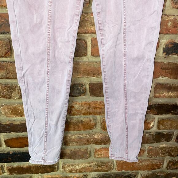 American Eagle Outfitters Mauve Pink Purple Hi-Rise Jeggings Women's Size 10 - Picture 3 of 8